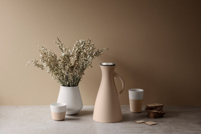 Eva Solo - Vacuüm Thermoskan, 1 L, Soft Beige - Eva Solo
