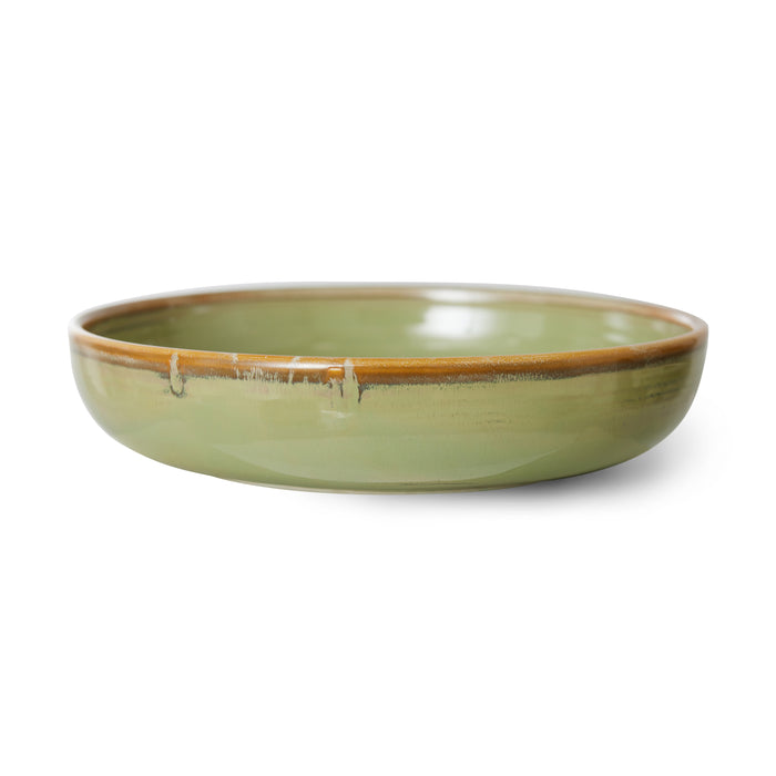 HKliving Chef Ceramics Diep Bord Ø 21,5 cm - Moss Green