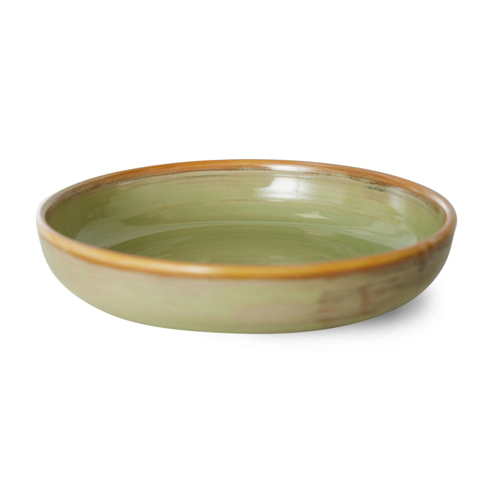 HKliving Chef Ceramics Diep Bord Ø 21,5 cm - Moss Green