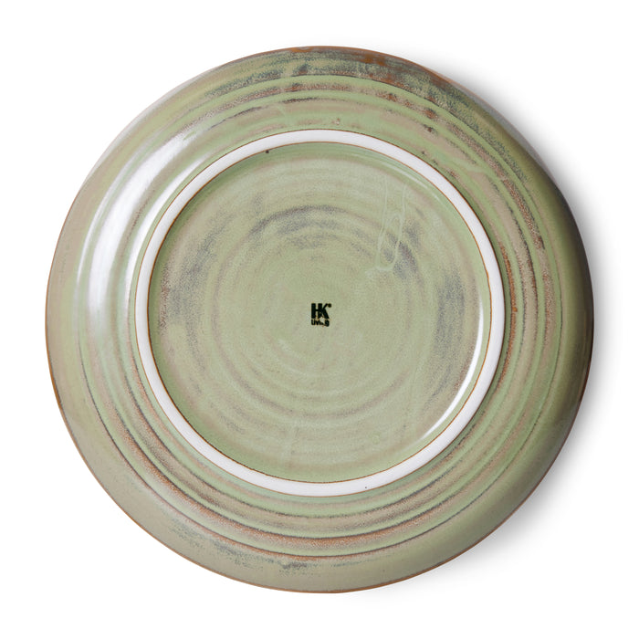 HKliving Chef Ceramics Diep Bord Ø 21,5 cm - Moss Green