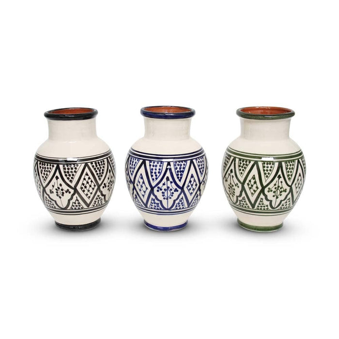 Safaary - Vaas Blauw Nakhil Ø 19 x 26cm