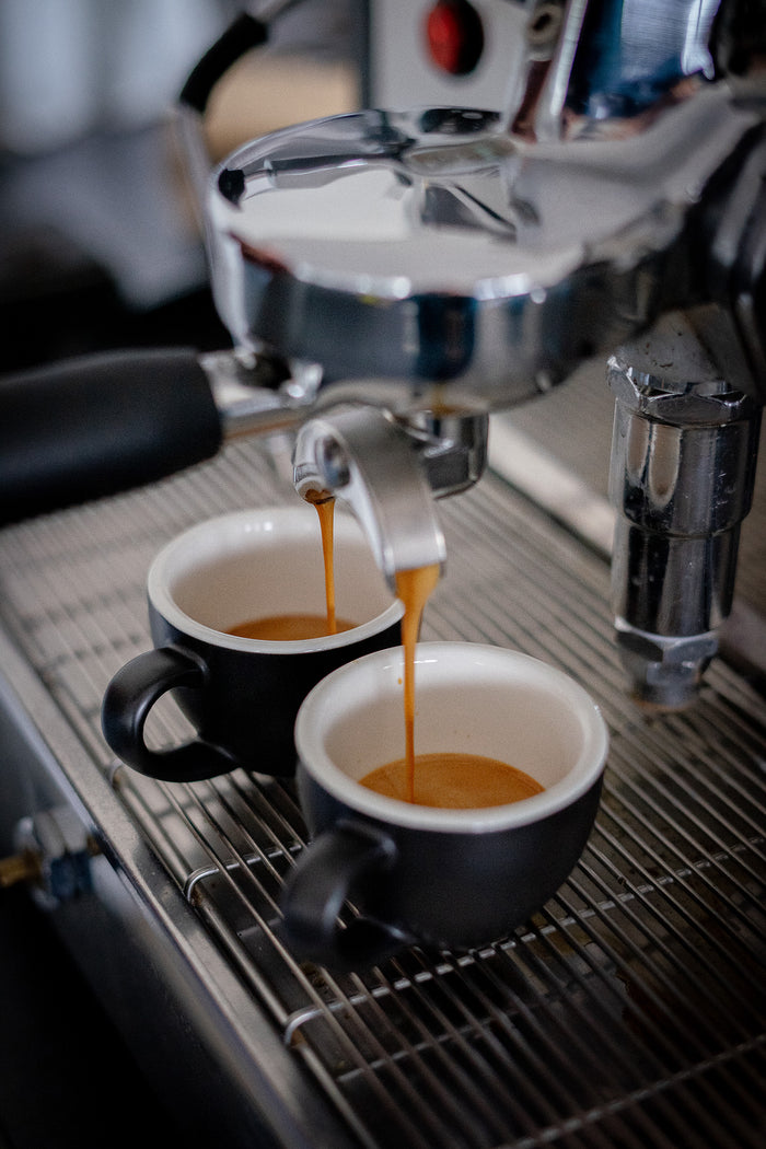 Barista Innovations Nero - Espressokopje - Set van 6 -75ml - Matt Bla