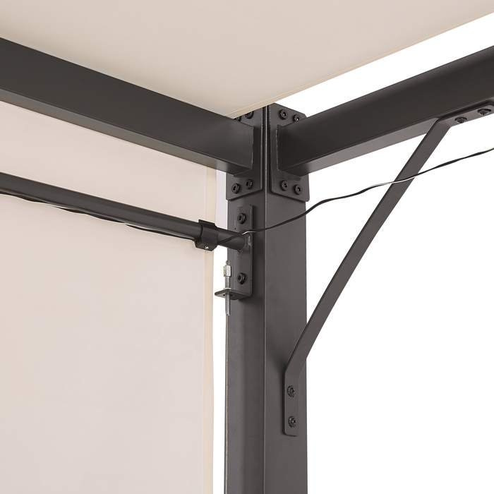 Beliani - PARGA - Tuinpaviljoen - Beige - Polyester