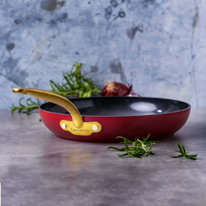 Greenpan Barcelona Red Koekenpan 28 cm PFAS vrij
