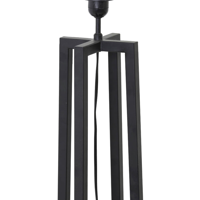 Light & Living Vloerlamp Miley - Zwart - 25x130cm