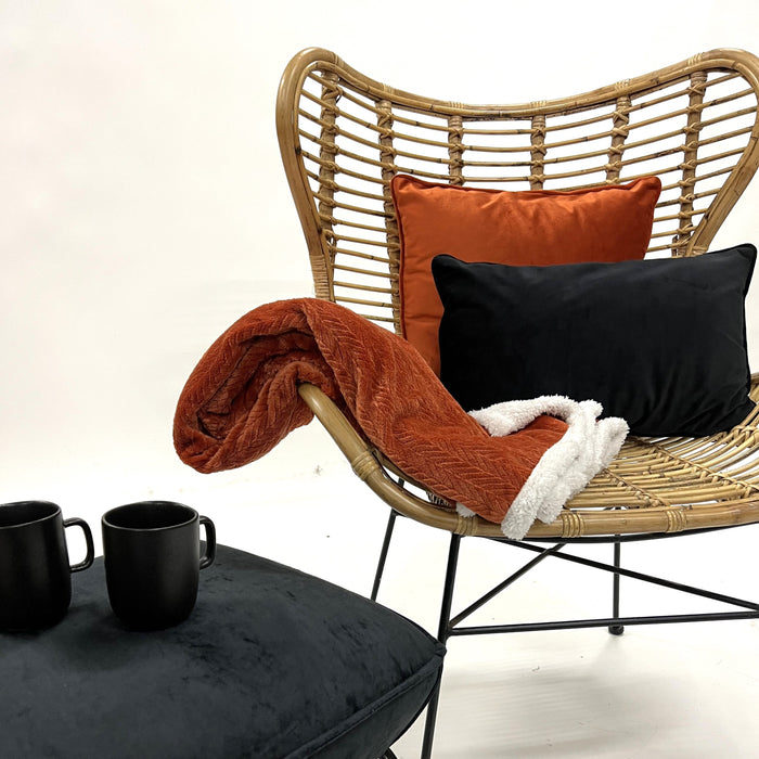 Dutch Decor plaid BOBBY - 150x200 cm Potters Clay