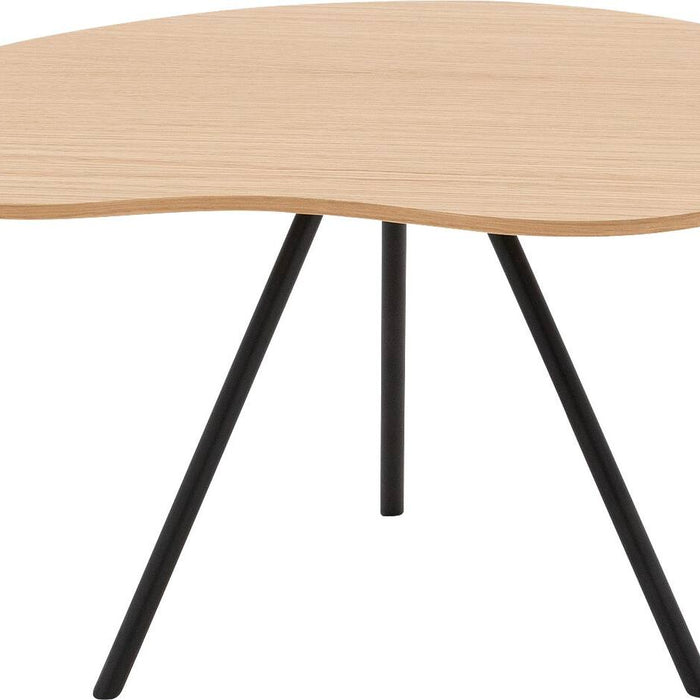 Goossens Salontafel Zyan in Eiken fineer blank