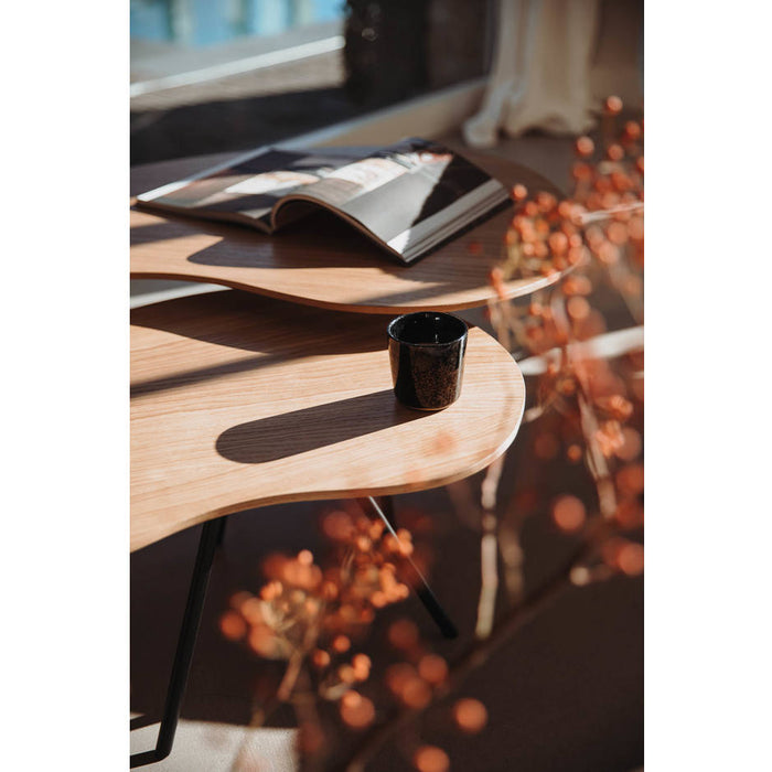 Goossens Salontafel Zyan in Eiken fineer blank