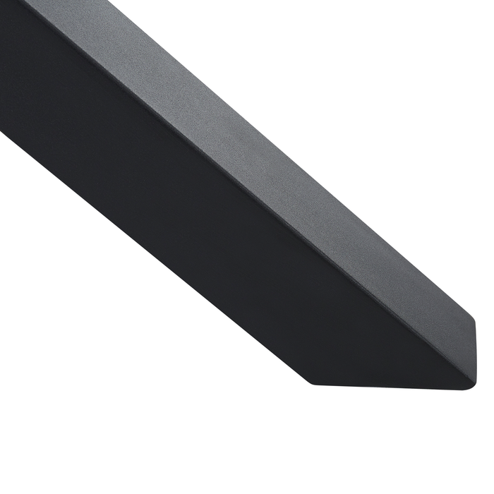 Beliani - MALETTO - Tuintafel - Grijs - 120 x 120 cm - Aluminium