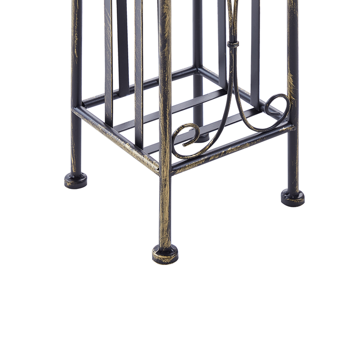 Beliani - BRISA - Toiletpapierhouder - Zwart - IJzer