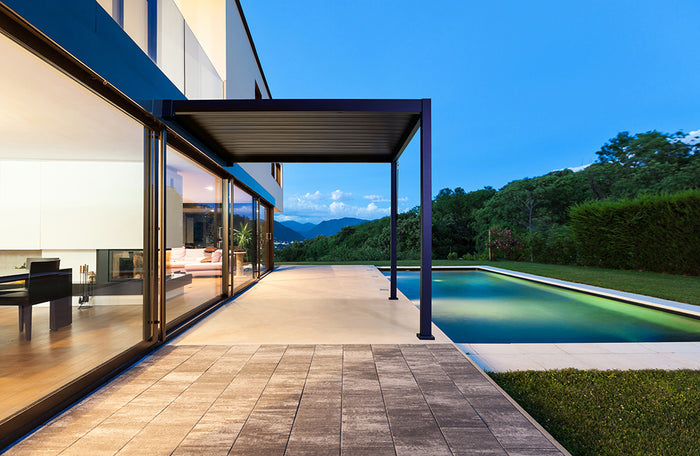 SORARA® Wall Mirador Classic 300 x 400 cm Charcoal Zwart