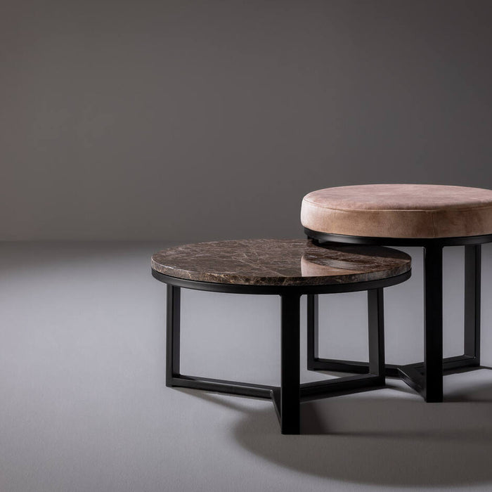 Goossens Salontafel Enza in Marmer bruin