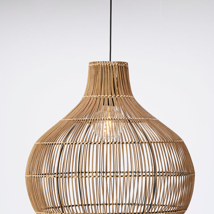 Light&living Hanglamp Ø50x51,5 cm PACINO rotan donker bruin
