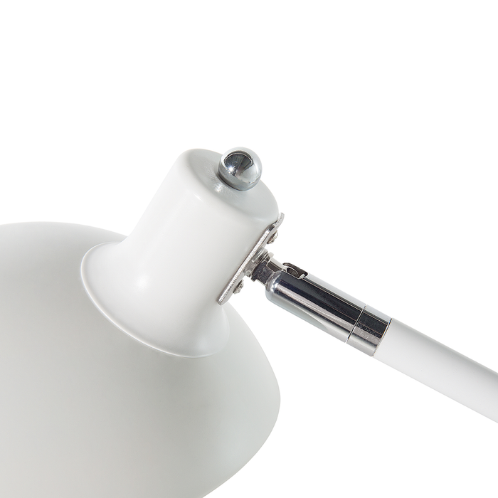 Beliani - MERAMEC - Bureaulamp - Wit - Metaal