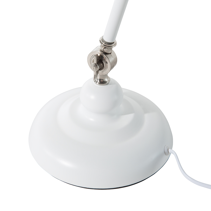 Beliani - MERAMEC - Bureaulamp - Wit - Metaal