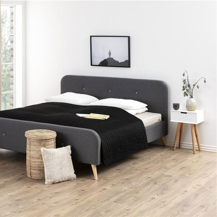 Lisomme Fabienne Houten Nachtkaste met Lade - Wit