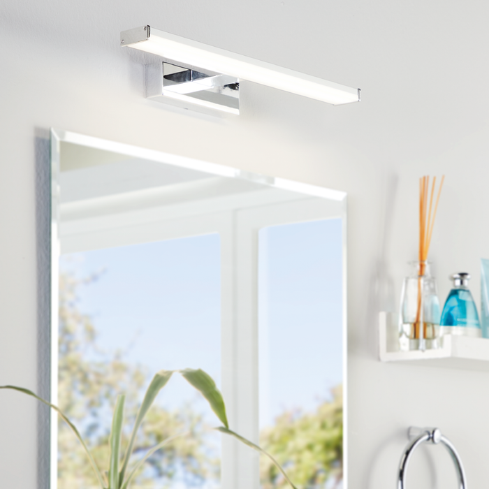 EGLO Batholino Pandella 1 - Spiegellamp - 1 Lichts - Chroom, Zilver