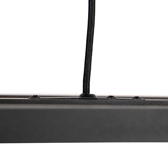 QAZQA Smart hanglamp zwart 4-lichts incl. Wifi G95 - Big Cage