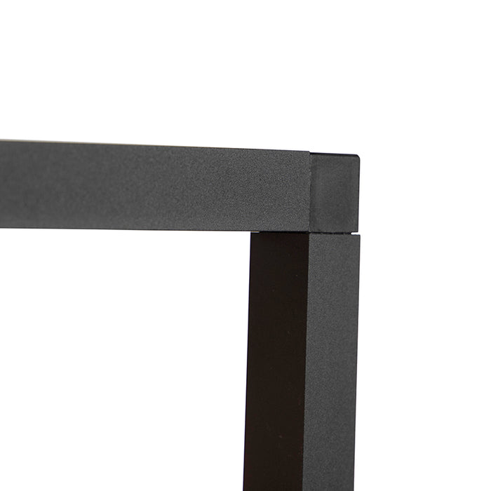 QAZQA Smart hanglamp zwart 4-lichts incl. Wifi G95 - Big Cage