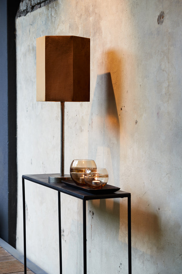 D - Light & Living - Lampenkap VELOURS - Ø30x35cm - Bruin