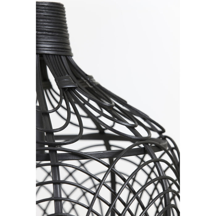 Light & Living Hanglamp Pocita - Rotan Zwart - Ø42x35 cm