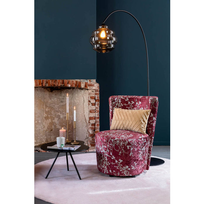 Goossens Salontafel Zyan in Eiken fineer wenge zwart