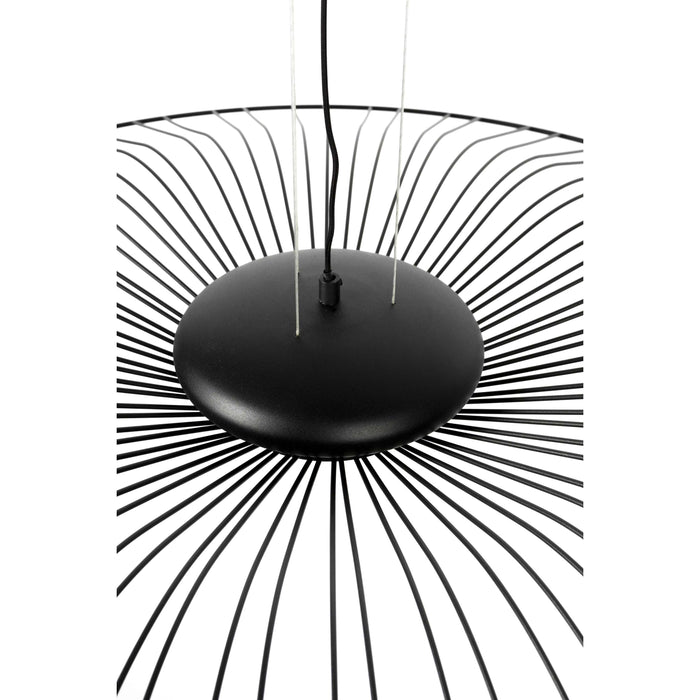 Zuiver Spider Hanglamp Rond 90 cm Zwart