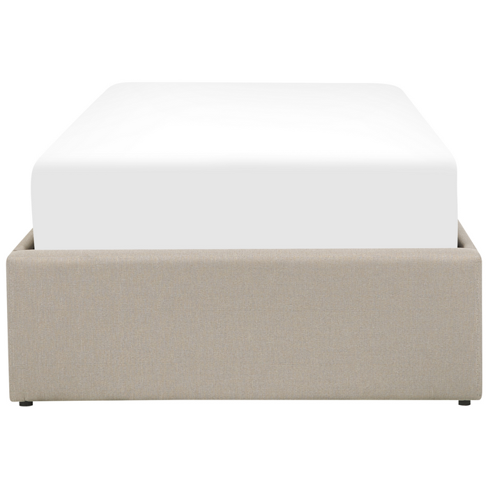 Beliani - DINAN - Kinderbed - Lichtbruin - 90 x 200 cm - Polyester