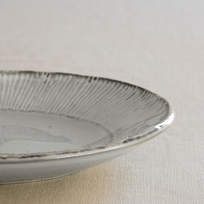 Organic by Dutch Rose Amsterdam ontbijtbord 21,5 cm - lichtgrijs