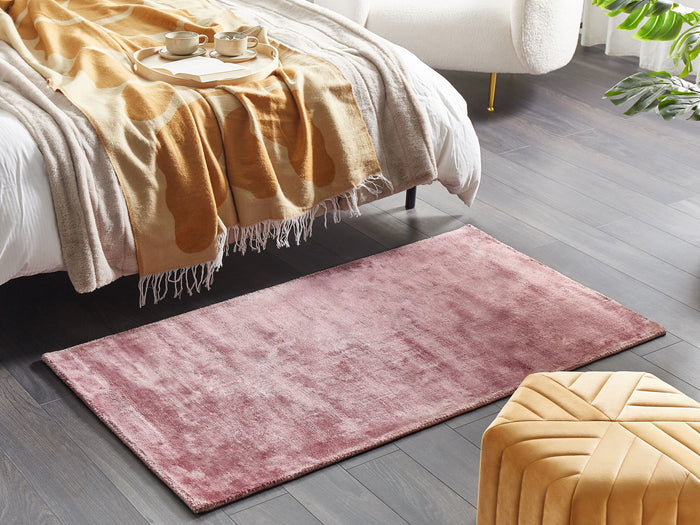 Beliani - GESI II - Vloerkleed - Roze - 80 x 150 cm - Viscose
