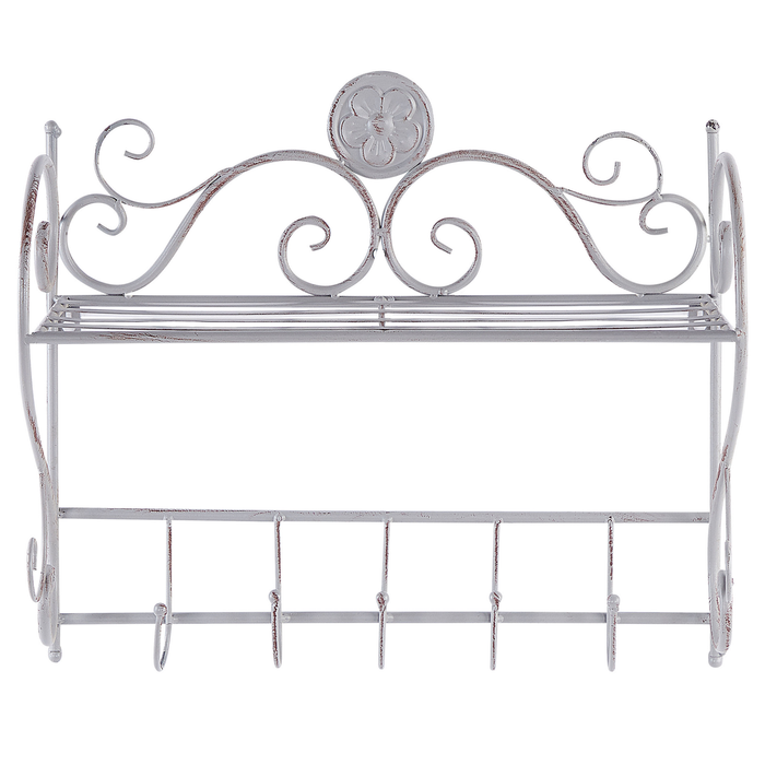 Beliani - OSORNO - Badkamer plank - Grijs - IJzer