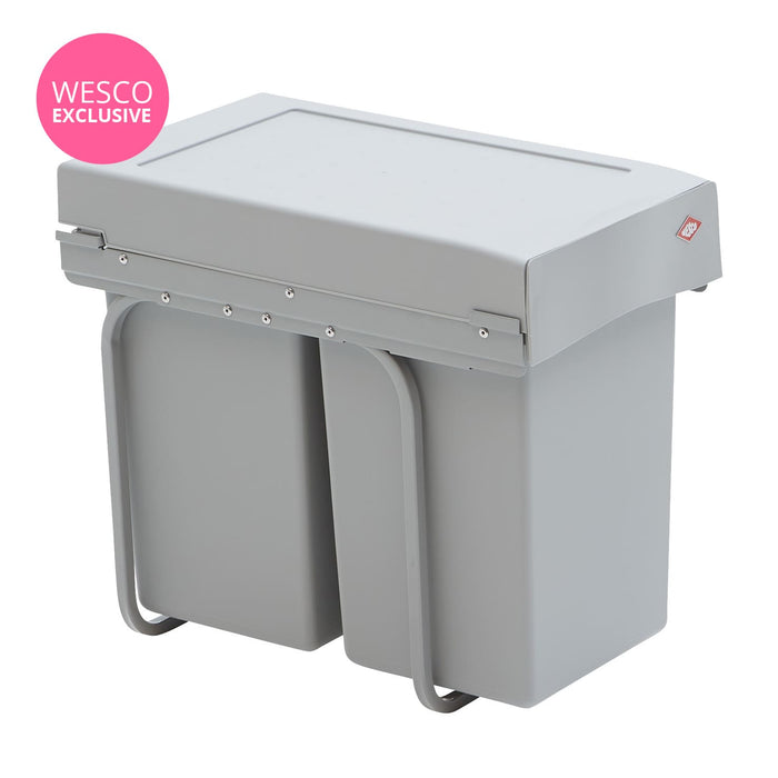 Wesco inbouw afvalbak 2 x 14 liter