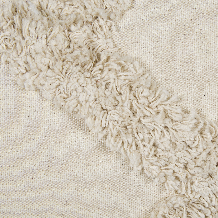 Beliani-CERINTHE -Sierkussen set van 2-Beige-40 x 60 cm-Katoen