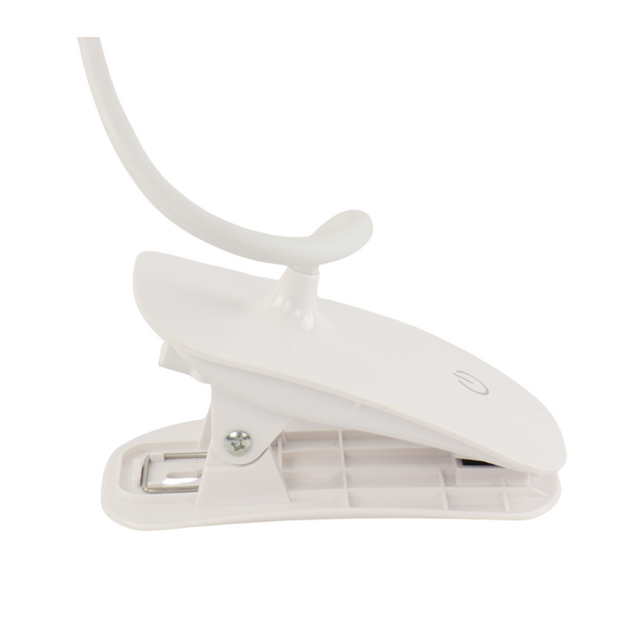 Orange85 Leeslampje voor Boek Met Klem Klemlamp Verstelbaar LED Wit...