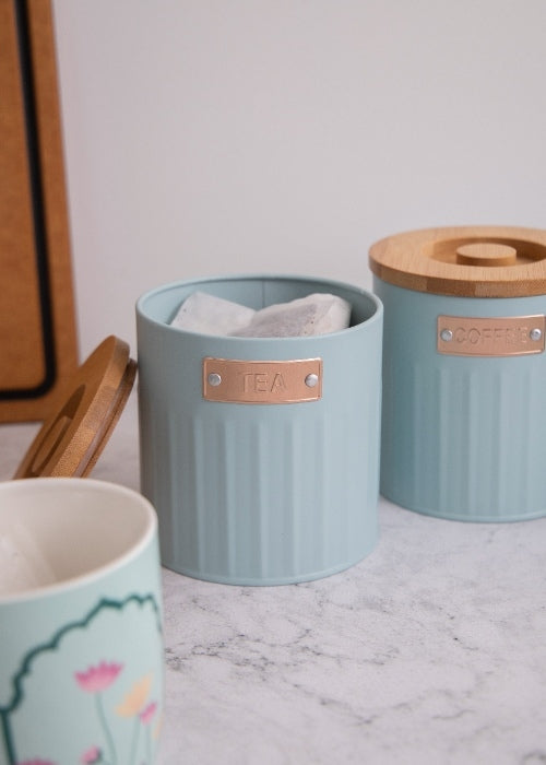 Voorraadbussen, Set van 3 Stuks, 1 L, Licht Blauw - KitchenCraft