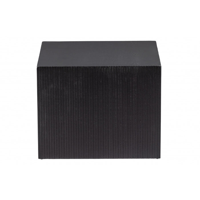 WOOOD Sanne Bijzettafels - Mdf - Zwart - Set van 2