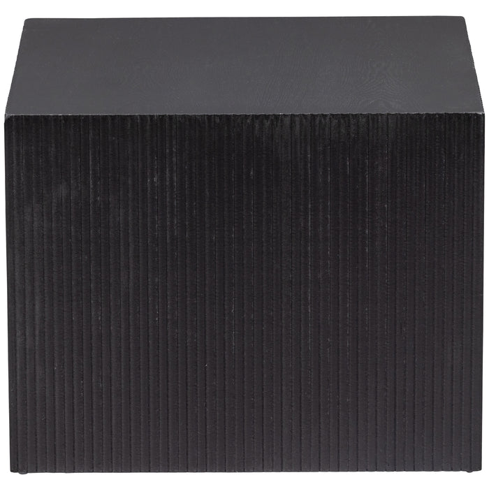 WOOOD Sanne Bijzettafels - Mdf - Zwart - Set van 2