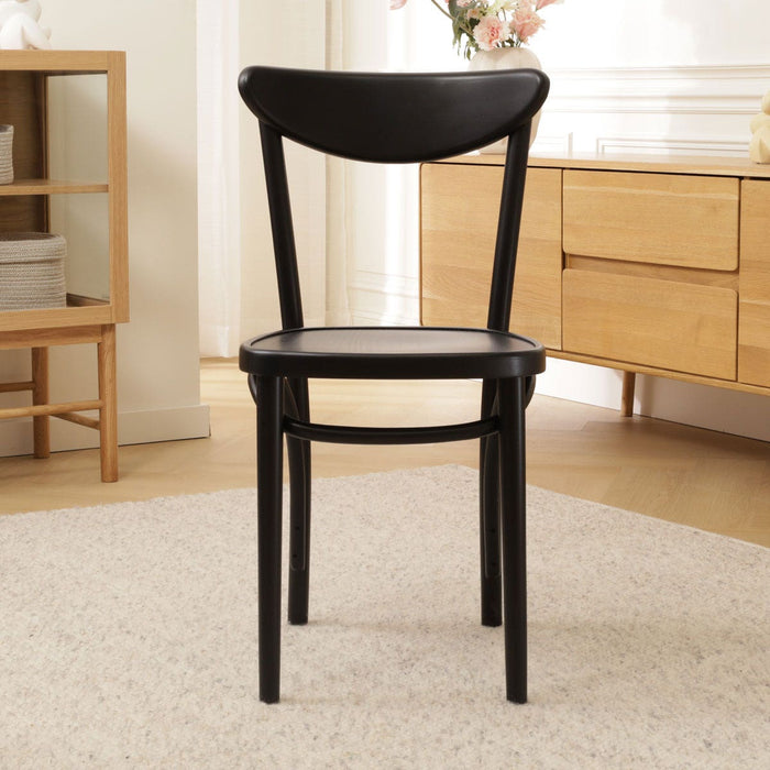 Fameg Musa Houten Bistrostoel Zwart