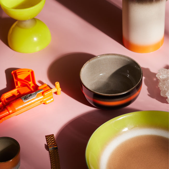 HKliving 70's Kom Freak Out 0,4 L - Set van 4