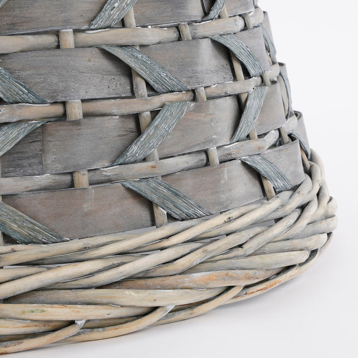 House of Seasons Lorens Kerstboommand - H21 x Ø50 cm - White Wash