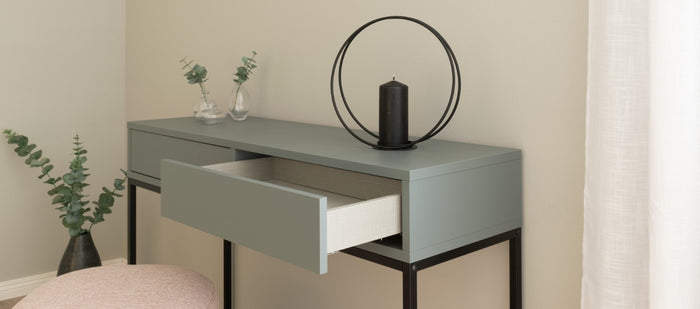 Tenzo Lipp Sidetable met Lades Groen