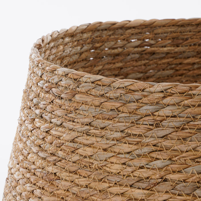 House of Seasons Kerstboomrok - H26 x Ø58 cm - Zeegras - Goud