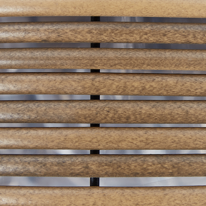 Beliani - SARTI - Bloempot set van 2 - Bruin - PE rotan