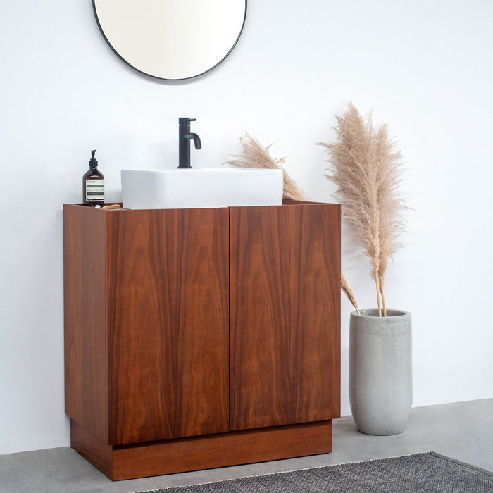 Going Objects - Mid-Century Badkamermeubel Felix - Walnoot - 80 cm