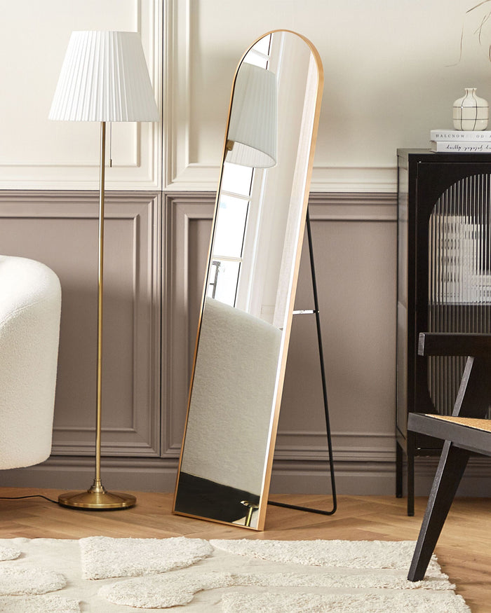 Beliani - BAGNOLET - Staande spiegel - Goud - Aluminium