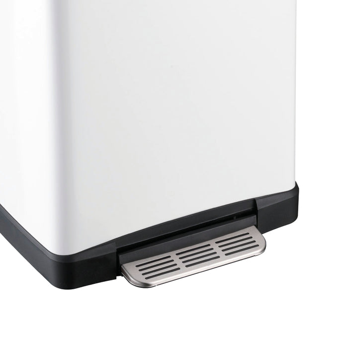 Wesco Big Double Boy Pedaalemmer - 2 x 18 Liter - Rood - Prullenbak