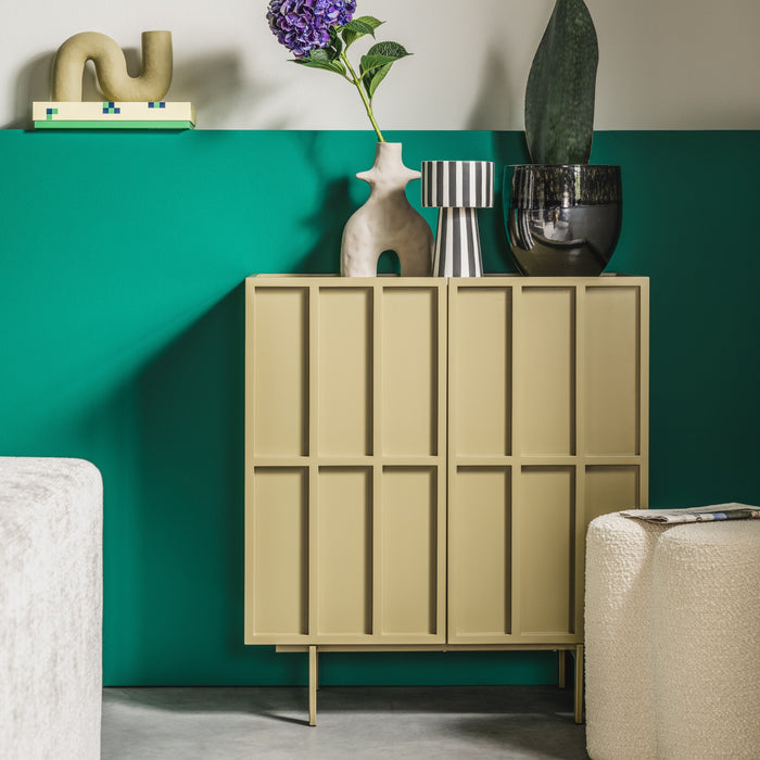 HKliving Cupboard Opbergkast - Olive Green