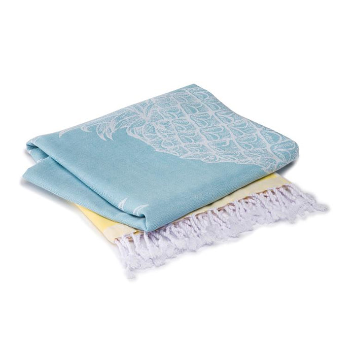 Seahorse Pineapple Hamamdoek 90 x 180 cm