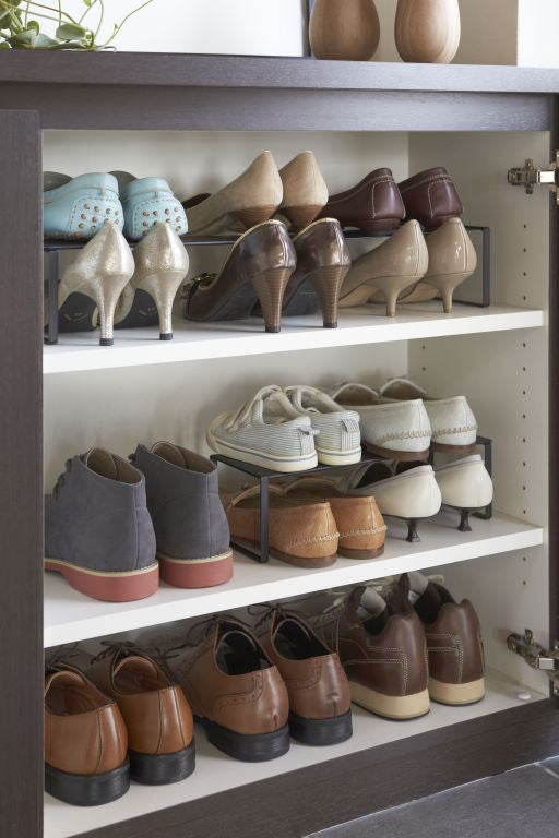 Yamazaki Schoenenrek Uitschuifbaar - Frame - Zwart