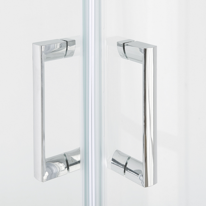 Beliani-TELA-Douchecabine-Zilver-90 x 90 x 185 cm-Veiligheidsglas